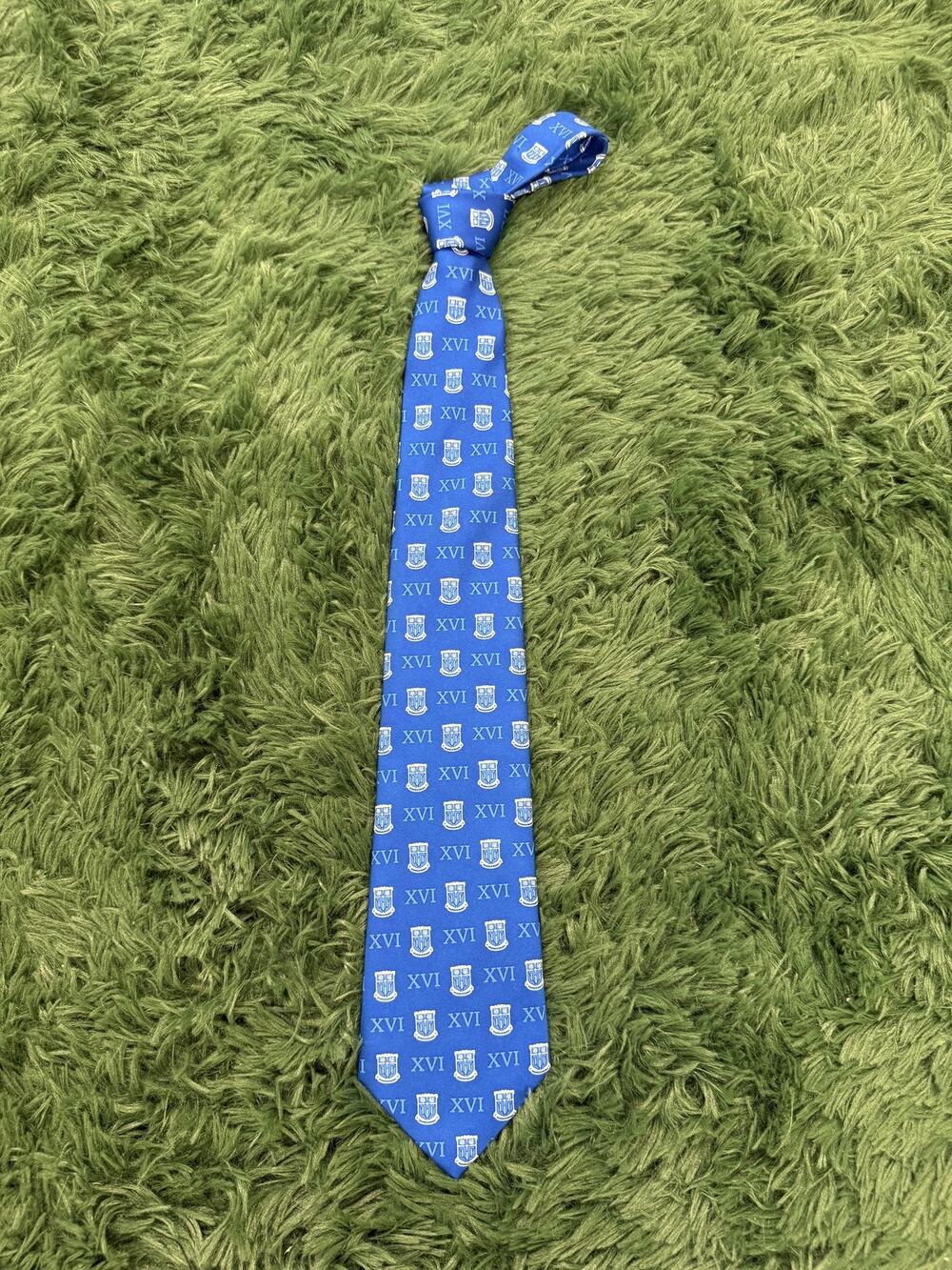 M. Lahart Duke Alumni Association 2016 Blue Patterned Necktie Men's Tie